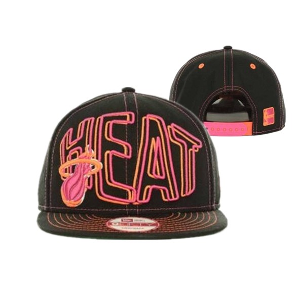 NBA Miami Heat NE Snapback Hat #140